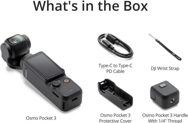 DJI Osmo Pocket 3, Vlogging Camera with 1'' CMOS - Image 2