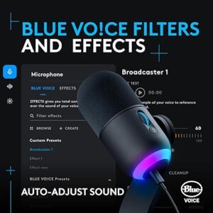 Logitech G Yeti GX Dynamic RGB Gaming Microphone