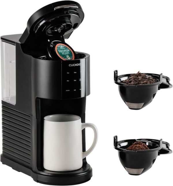 CUCKOO Single Serve Coffee Maker for K-Cup Ground Beans & Loose-Leaf Tea - Image 8