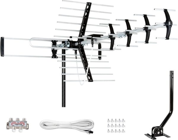 Five Star Outdoor HDTV Antenna up to 200 Mile Long Range