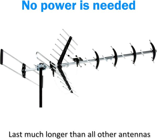 Five Star Outdoor HDTV Antenna up to 200 Mile Long Range - Image 2