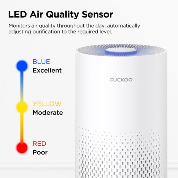 CUCKOO True HEPA Air Purifier for Bedroom Up to 456 sq. ft. - Image 4