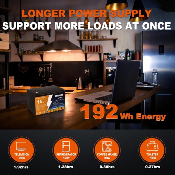 12v Lifepo4 Battery 12 Volt 15Ah Lithium Rv Battery - Image 5