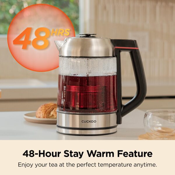 CUCKOO Electric Tea Kettle with Infuser - Image 3