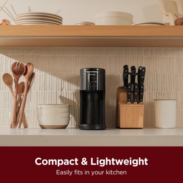 CUCKOO Single Serve Coffee Maker for K-Cup Ground Beans & Loose-Leaf Tea - Image 6