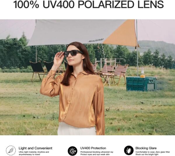 OhO Smart Glasses,Polarized Sunglasses with Bluetooth Speaker - Image 5
