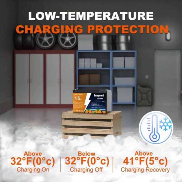 12v Lifepo4 Battery 12 Volt 15Ah Lithium Rv Battery - Image 4
