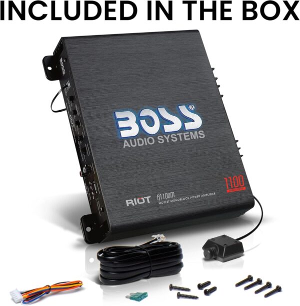 BOSS Audio Systems R1100M Monoblock Car Amplifier - Image 5