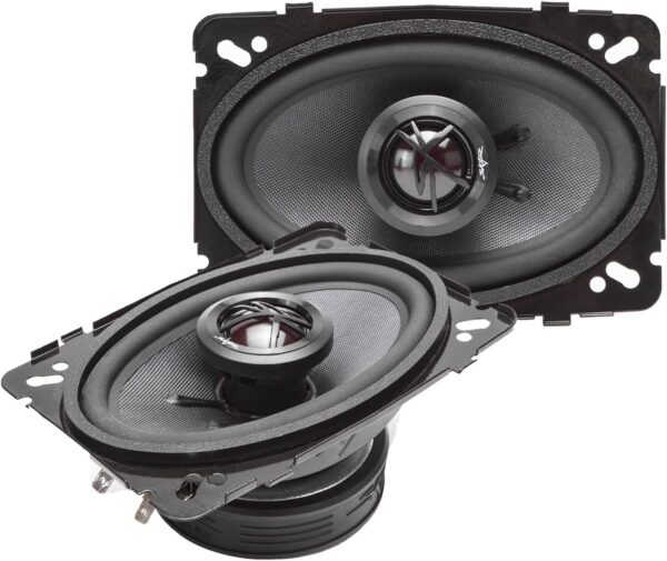 Skar Audio TX46 4" x 6" 140W 2-Way Elite Coaxial Car Speakers, Pair